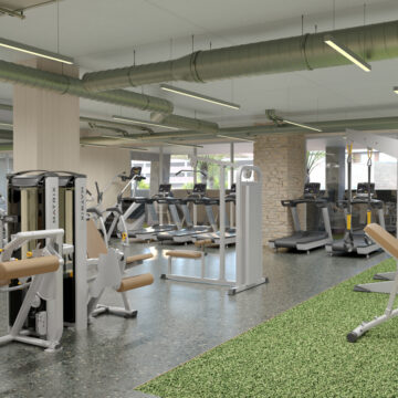 Fully-equipped fitness center